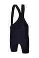 SANTINI Cyklistické kalhoty krátké s laclem - TOUR DE FRANCE - BIB SHORTS - černá