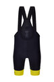 SANTINI Cyklistické kalhoty krátké s laclem - TOUR DE FRANCE - BIB SHORTS - černá