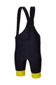 SANTINI Cyklistické kalhoty krátké s laclem - TOUR DE FRANCE - BIB SHORTS - černá