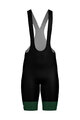 SANTINI Cyklistické kalhoty krátké s laclem - TOUR DE FRANCE - BIB SHORTS - černá