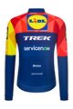 SANTINI Cyklistický dres s dlouhým rukávem letní - LIDL TREK - LONG-SLEEVE JERSEY