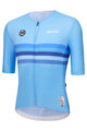 SANTINI Cyklistický dres s krátkým rukávem - UCI WORLD CHAMPION BELGIUM - modrá