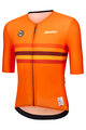 SANTINI Cyklistický dres s krátkým rukávem - UCI WORLD CHAMPION NETHERLANDS - oranžová