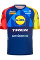 SANTINI Cyklistické triko s krátkým rukávem - LIDL TREK - TECHNICAL T-SHIRT