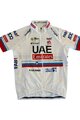 PISSEI Cyklistický dres s krátkým rukávem - UAE TEAM EMIRATES 2024 CHAMPION SLOVENIA REPLICA JR - bílá