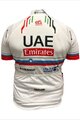 PISSEI Cyklistický dres s krátkým rukávem - UAE TEAM EMIRATES 2024 CHAMPION SLOVENIA REPLICA JR - bílá