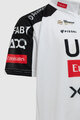 PISSEI Cyklistický dres s krátkým rukávem - UAE TEAM EMIRATES - XRG 2026 REPLICA JUNIOR - bílá/černá/červená