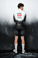 PISSEI Cyklistický dres s dlouhým rukávem zimní - UAE TEAM EMIRATES - XRG 2025 REPLICA - bílá/černá
