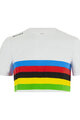 SANTINI Cyklistické triko s krátkým rukávem - UCI OFFICIAL WORLD CHAMPION KID - vícebarevná