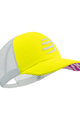 COMPRESSPORT Cyklistická čepice - TRUCKER CAP - žlutá/šedá