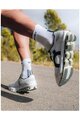 COMPRESSPORT Cyklistické ponožky klasické - PRO RACING V4.0 RUN - bílá/černá