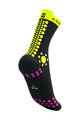 COMPRESSPORT Cyklistické ponožky klasické - PRO RACING V4.0 TRAIL - žlutá/černá