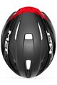 MET Cyklistická přilba - STRALE - černá/červená