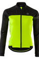 AGU Cyklistická zateplená bunda - ESSENTIAL HIVIS LADY - černá/žlutá