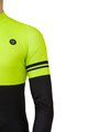AGU Cyklistický dres s dlouhým rukávem zimní - DUO WINTER - černá/žlutá