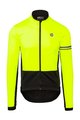 AGU Cyklistická zateplená bunda - WINTER ESSENTIAL - černá/žlutá