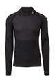 AGU Cyklistické triko s dlouhým rukávem - WINTER WIND BREAKER - černá