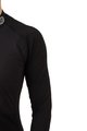AGU Cyklistické triko s dlouhým rukávem - WINTER WIND BREAKER - černá