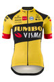 AGU Cyklistický dres s krátkým rukávem - JUMBO-VISMA '20 LADY - černá/žlutá