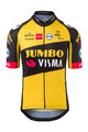 AGU Cyklistický dres s krátkým rukávem - JUMBO-VISMA 2021 - černá/žlutá