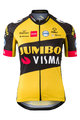 AGU Cyklistický dres s krátkým rukávem - JUMBO-VISMA '21 LADY - černá/žlutá