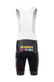 AGU Cyklistické kalhoty krátké s laclem - JUMBO-VISMA 2021 - černá