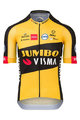 AGU Cyklistický dres s krátkým rukávem - JUMBO-VISMA 2021 - černá/žlutá