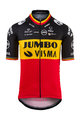 AGU Cyklistický dres s krátkým rukávem - JUMBO-VISMA 2021 - černá/červená/žlutá