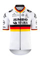 AGU Cyklistický dres s krátkým rukávem - JUMBO-VISMA 2021 - bílá/žlutá/červená