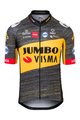 AGU Cyklistický dres s krátkým rukávem - JUMBO-VISMA 2021 TDF - černá/žlutá