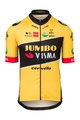 AGU Cyklistický dres s krátkým rukávem - JUMBO-VISMA 2022 - černá/žlutá