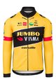 AGU Cyklistický dres s dlouhým rukávem letní - JUMBO-VISMA 2022 - žlutá/černá