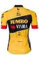 AGU Cyklistický dres s krátkým rukávem - JUMBO-VISMA 23 LADY - žlutá/černá