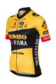 AGU Cyklistický dres s krátkým rukávem - JUMBO-VISMA 23 LADY - žlutá/černá