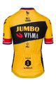 AGU Cyklistický dres s krátkým rukávem - JUMBO-VISMA 2023 PRIMOZ ROGLIC - černá/žlutá