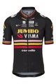 AGU Cyklistický dres s krátkým rukávem - JUMBO-VISMA TRIPLE VICTORY 2023 - černá