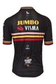 AGU Cyklistický dres s krátkým rukávem - JUMBO-VISMA TRIPLE VICTORY 2023 - černá