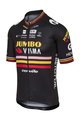 AGU Cyklistický dres s krátkým rukávem - JUMBO-VISMA TRIPLE VICTORY 2023 - černá