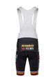 AGU Cyklistické kalhoty krátké s laclem - JUMBO-VISMA TRIPLE VICTORY 2023 - černá