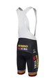 AGU Cyklistické kalhoty krátké s laclem - JUMBO-VISMA TRIPLE VICTORY 2023 - černá