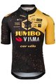 AGU Cyklistický dres s krátkým rukávem - JUMBO-VISMA VELODROME TDF 2023 - žlutá/černá