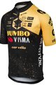 AGU Cyklistický dres s krátkým rukávem - JUMBO-VISMA VELODROME TDF 2023 - žlutá/černá