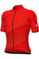 ALÉ Cyklistický dres s krátkým rukávem - WEB PR-E - červená