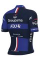 ALÉ Cyklistický dres s krátkým rukávem - GROUPAMA FDJ 2023 - bílá/červená/modrá