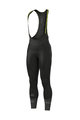 ALÉ Cyklistické kalhoty dlouhé s laclem - NORDIC THERMOWIND - černá