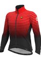 ALÉ Cyklistická zateplená bunda - BULLET DWR STRETCH - černá/červená