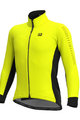 ALÉ Cyklistická zimní bunda a kalhoty - FONDO WINTER - černá/žlutá