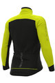 ALÉ Cyklistická zateplená bunda - FONDO WINTER - černá/žlutá