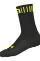 ALÉ Cyklistické ponožky klasické - STRADA WINTER 18 - žlutá/černá