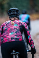 ALÉ Cyklistický dres s dlouhým rukávem zimní - AMAZZONIA LADY WNT - černá/růžová